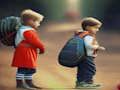 Hra Späť do školy puzzle puzzle  online