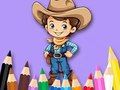 Hra Omaľovánka: Cowboy  online