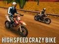 Hra Vysokorýchlostný bláznivý bicykel  online