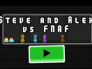 Hra Steve a Alex vs Fnaf  online