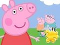 Hra Skladačka: Peppa s rodinou  online