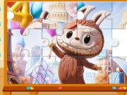Hra Puzzle: Labubu je zima online