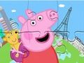 Hra Skladačka: Svetové dobrodružstvo prasiatka Peppa  online
