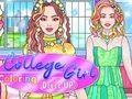 Hra College Girl Farbenie Dress Up  online