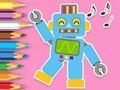 Hra Omaľovánka: Tanec robotov  online