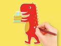 Hra Omaľovánka: Dinosaur Birthday  online