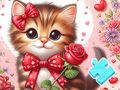 Hra Skladačka: Bowknot Cat  online