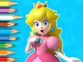 Hra Omaľovánka: Mladá princezná Peach  online