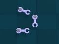 Hra Puzzle kľúče s maticami a skrutkami  online
