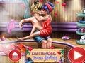 Hra Bodkované dievča v saune flirtovanie  online