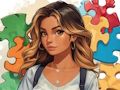 Hra Posuvné anime puzzle  online