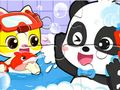 Hra Skladačka: Baby Panda Shower Time  online