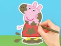 Hra Omaľovánka: Peppa v blate  online