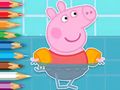 Hra Omaľovánka: Peppa Swimming online Hra Omaľovánka: Peppa Swimming online