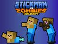 Hra Stickman vs Zombies Worldcraft online