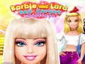 Hra Barbie a Lara Red Carpet Challenge online Hra Barbie a Lara Red Carpet Challenge online