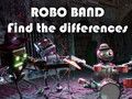 Hra Robot Band - Nájdite rozdiely  online