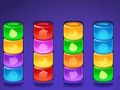 Hra Puzzle na triedenie farieb cukríkov  online
