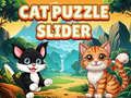 Hra Posuvník na puzzle pre mačky  online