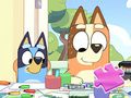 Hra Puzzle: Bluey Family Coloring Day  online