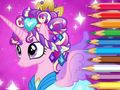 Hra Omaľovánka: Princezná poníka  online