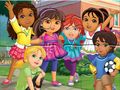 Hra Skladačka: Dora Into City online Hra Skladačka: Dora Into City online