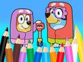 Hra Omaľovánka: Bluey Flossing Babičky  online