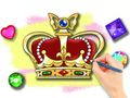 Hra Omaľovánka: Kráľovská koruna  online