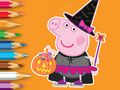 Hra Omaľovánka: Peppa Pig Halloween  online