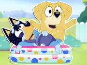 Hra Skladačka: Bluey Dad Baby  online