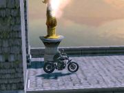 Hra Motocyklové preteky cez ruiny  online