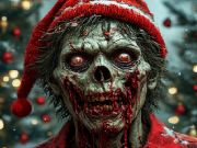 Hra Zombie vianočná skladačka  online