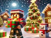 Hra Minecraft vianočná skladačka  online