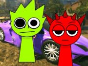 Hra Strieľačka Squid Sprunki 2  online