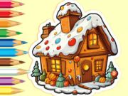 Hra Omaľovánka: Christmas Candy House  online