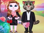 Hra Kitty pár krásny Valentín  online