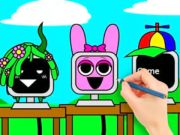 Hra Omaľovánky: Sprunki Fun Computer  online