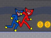 Hra Stickman Huggy Party Duo online