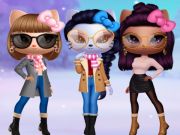 Hra Kitty Squad zimné oblečenie  online
