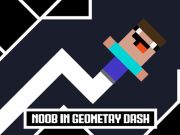 Hra Noob v geometrickej pomlčke  online
