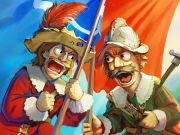Hra Mušketieri Gunpowder vs oceľ  online