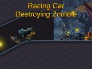 Hra Závodné auto ničiace zombie  online