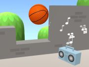 Hra Odrazte namočený basketbal  online