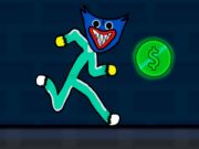 Hra Stickman Huggy 456 chobotnice  online