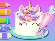 Hra Omaľovánka: Cake Unicorn  online