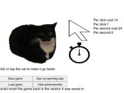 Hra Spinningová mačka Clicker  online