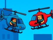 Hra Bitka vrtuľníka Steve 2 hráč  online