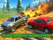 Hra Online simulátor deštrukcie auta 3D  online