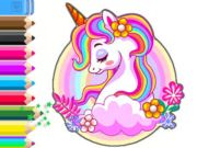 Hra Omaľovánka: záhrada Unicorn  online