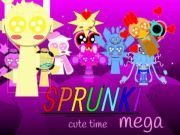 Hra Sprunki Cute Time Mega !!!  online
